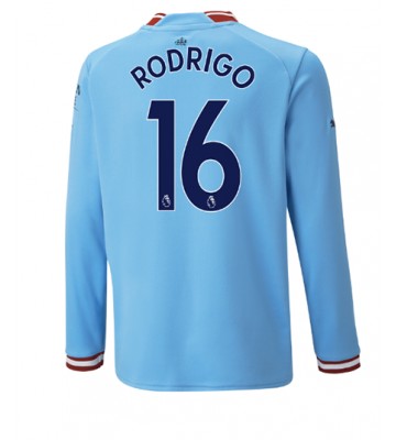 Manchester City Rodri Hernandez #16 Hjemmedrakt 2022-23 Langermet
